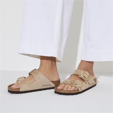 Birkenstock Arizona Big Buckle Nubuck - Sandcastle